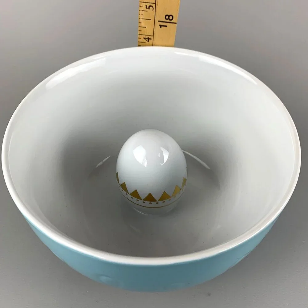 Easter Serving Centerpiece Bowl With Ceramic Egg Inside by Target Threshold New